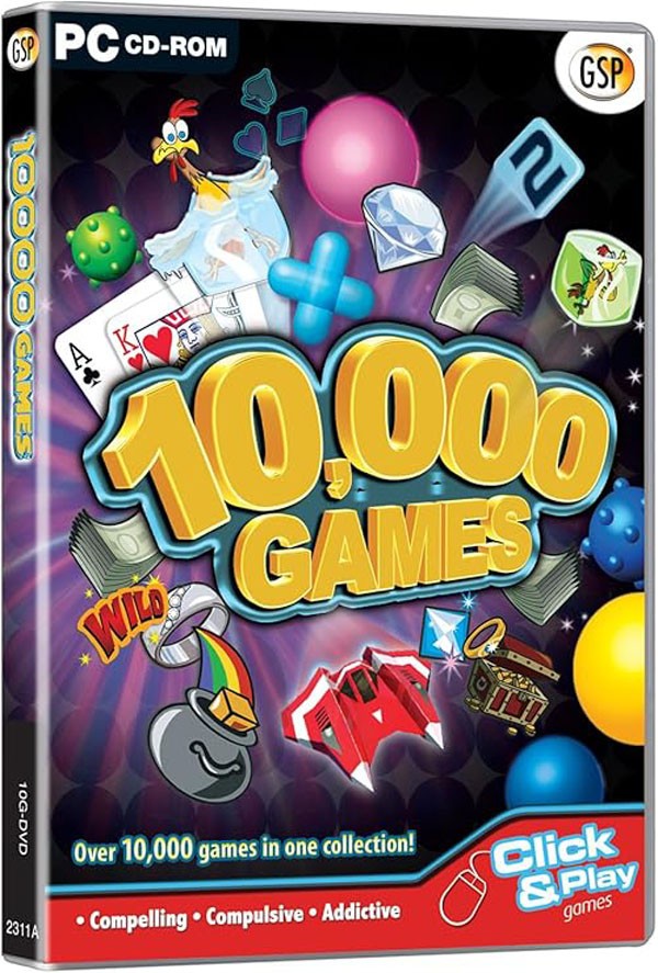 10,000 Games (PC GAME) New & Sealed - Fast & Free UK Delivery