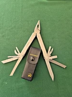 LEATHERMAN CORE CABELA'S MULTITOOL IN ORIGINAL BLACK LEATHER SHEATH 10+ PIECES