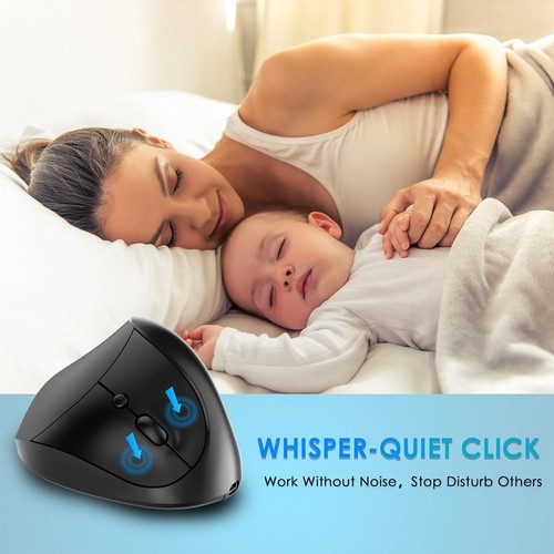 Rechargeable Dual Mode USB 2.4G + Bluetooth Mouse Vertical Ergonomic1250 - Picture 3 of 8