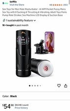 Automatic Male Masturbaters Thrusting Cup Rotating Stroker Men Sex Toy Handsfree