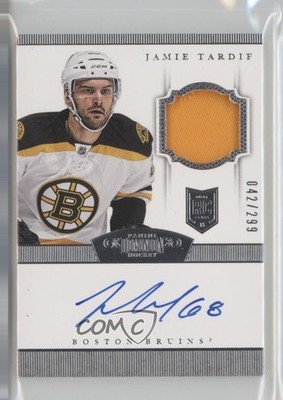 2013-14 Panini Dominion 42/299 Jamie Tardif #137 RPA Rookie Patch Auto RC av1