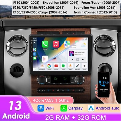 9'' CarPlay Car Radio GPS Multimedia Player 2+32GB For Ford E150 E250 F450 Focus