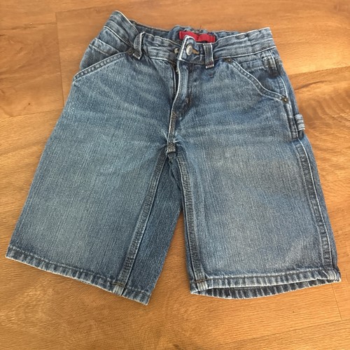 Boy's Size 7 Regular Levi's Levi Strauss Denim Blue Jean Carpenter Shorts GUC - Picture 7 of 8