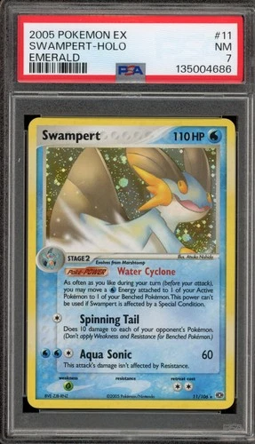 Pokemon Swampert EX Emerald Holo Rare #11 PSA 7
