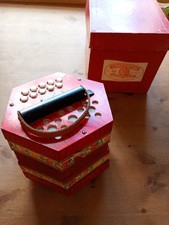 Concertina Nr 502 20 Tasten DDR Vintage Instrument ungepr&uuml;ft