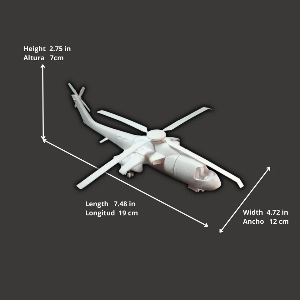 Helicóptero Robotech Sea Sergeant escala 1:72 Macross modelos kits hágalo usted mismo Foto 2 de 4