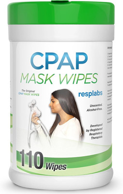 Resplabs CPAP Mask Wipes Unscented Cleaner for Full Face, Nasal Masks & Supplies