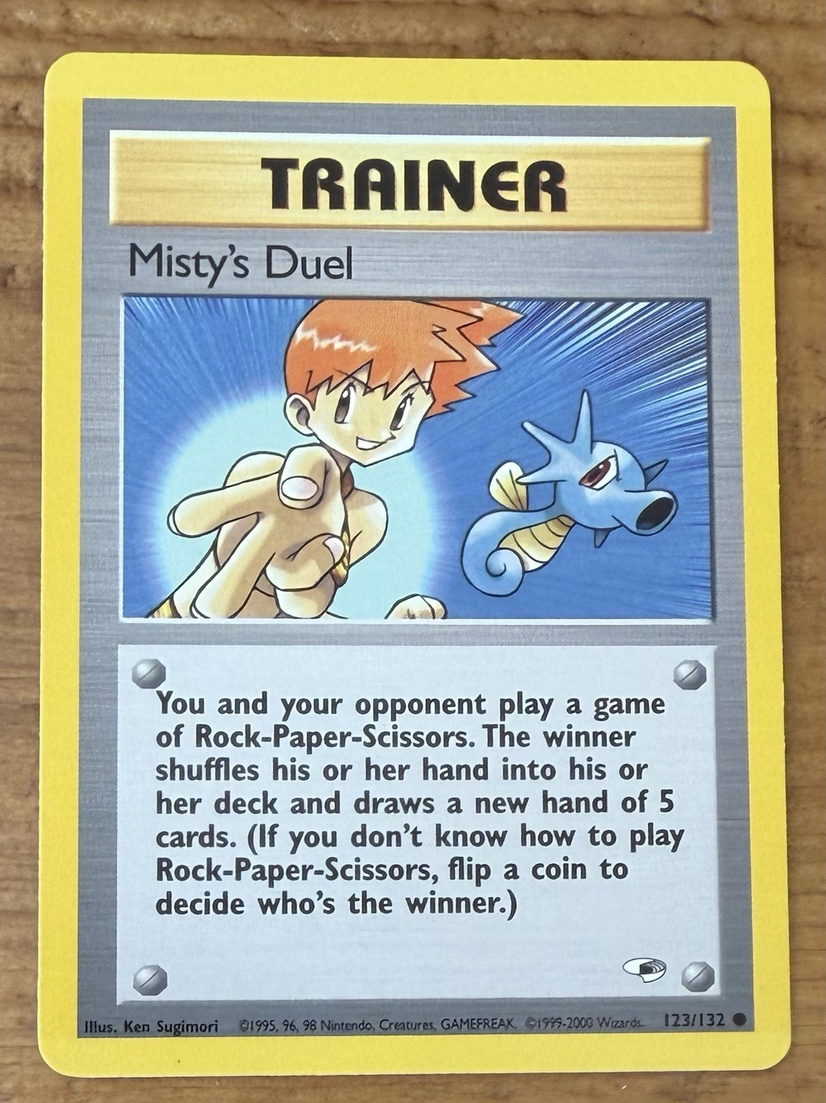 Pokemon TCG Trainer Misty’s Duel #123/132 1999-2000