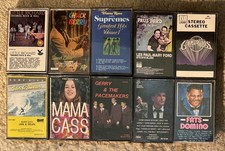 Huge 1960's Classic Rock Cassette Tape Lot of 10 - See Picture for Titles