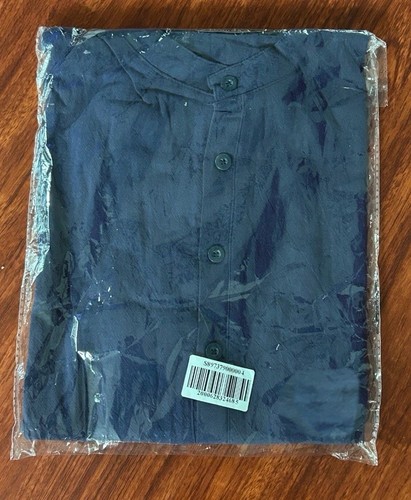 New In Original Packaging - Henley (4 button) - Mens’s Size L Color Navy Blue - Picture 2 of 7