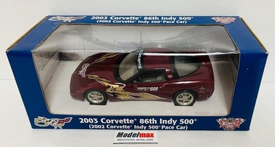Vintage Brand New 2003 Corvette C5 Coupe Indy 500 Pace Car Promo Model MODELMAX
