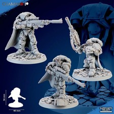 Mortiferum Dolor Ghamak- Sniper Marines - Proxy Marines Tabletop Sci Fi Knights