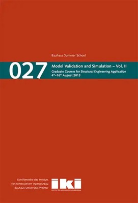Model Validation and Simulation - Vol. II | Bauhaus-Universität Weimar | Deutsch