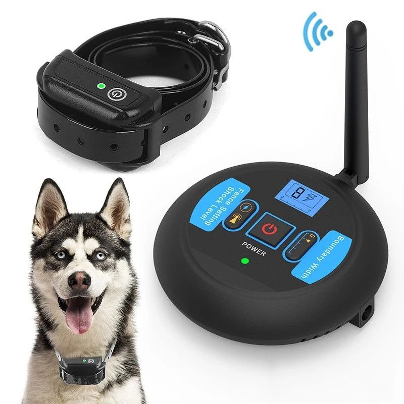 Wireless Electric Dog Fence System 1 Collar Pet Containment Shock Trainer
Opens in a new window or t