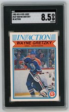SGC 8.5 Wayne Gretzky In Action 1982-83 O-Pee-Chee OPC #107