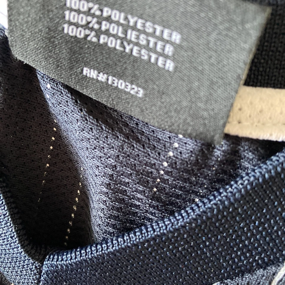 Zoo York Tank Top Y2K Unbreakable Boys Med 12 14 Spellout Blue White Striped - Image 4 of 4