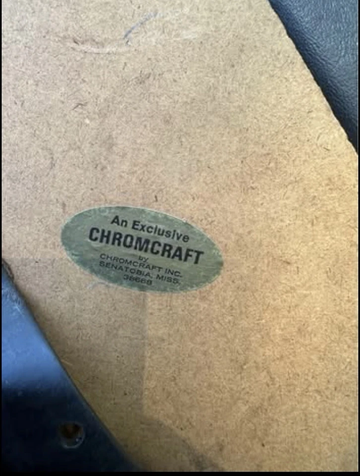 SILLA MODERNA VINTAGE CROMCAST MEDIADOS DE SIGLO Foto 3 de 4