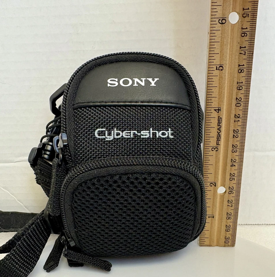 Sony Cybershot LCS-CSD Cyber Shot Black Carry Camera Case Belt Loop Great Cond.  - Image 4 of 4