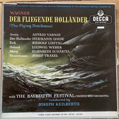 LXT 5150/52 Wagner The Flying Dutchman / Keilberth / Bayreuth 3 LP box set