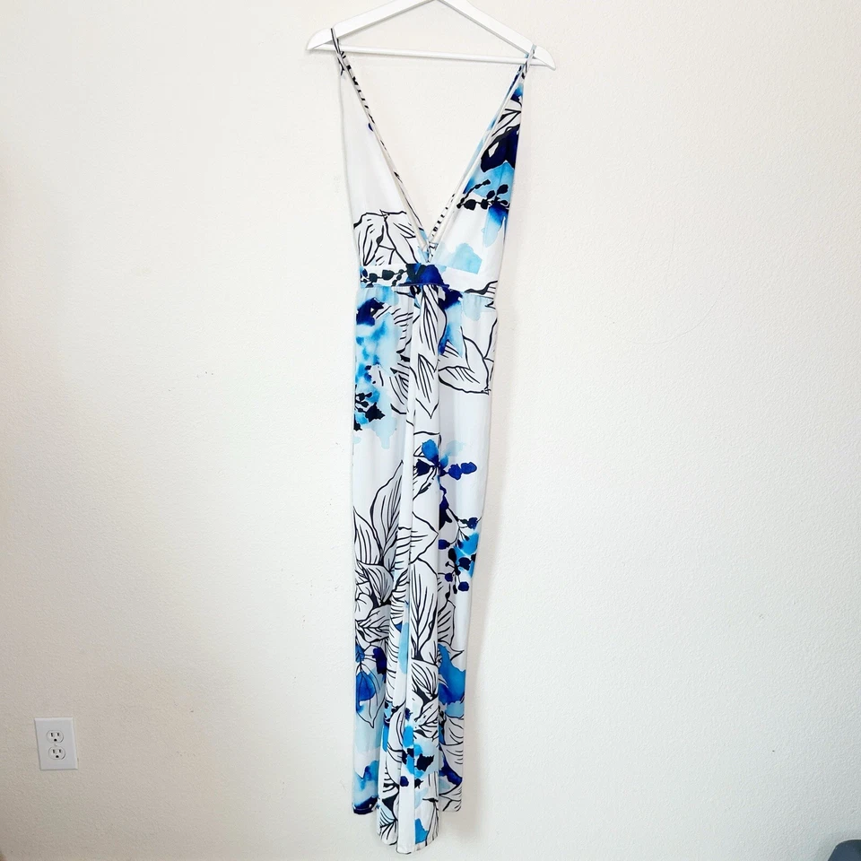 Mono Tropical Tobi Island Living Azul y Blanco S Foto 2 de 4