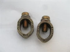 Burndy GRC58 , 5/8" Mechanical Ground Rod Clamp , Copper , (PK 2)
