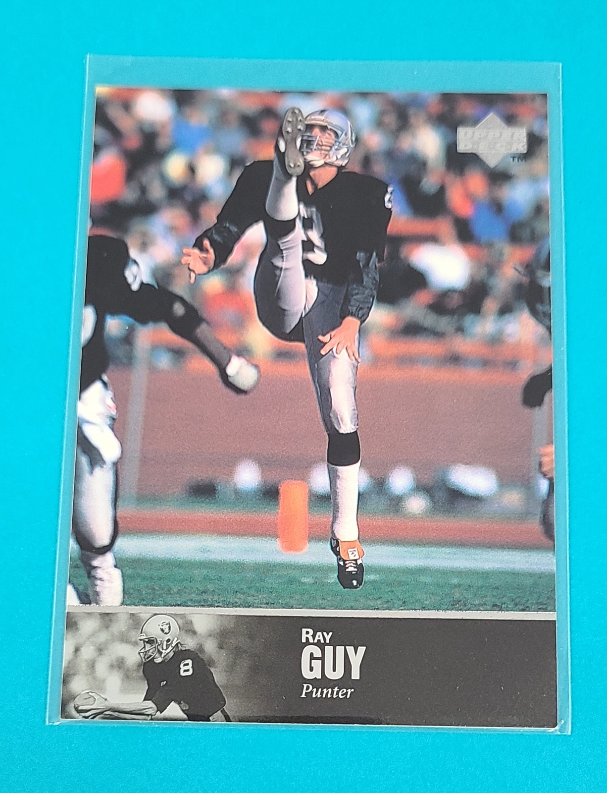 1997 Upper Deck Legends #111 Ray Guy Oakland Raiders FOOTBALL Card 2B