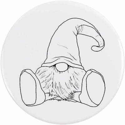 'Sitting Gonk' Button Pin Badges (BB032039)