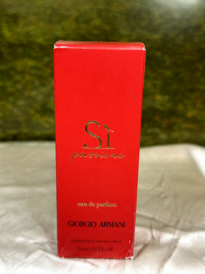 GIORGIO ARMANI SI PASSIONE 15ML EDP SPRAY (NEW WITH BOX)