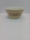 PYREX Forest Fancies Vintage Cream Tan & Brown Mushrooms 403 Mixing Bowl 2.5 L