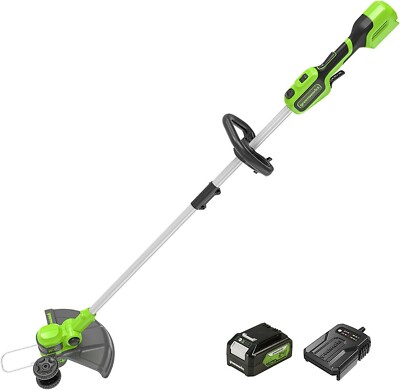 24V Akku Rasentrimmer und Rasenrandenschneider (2-in-1) Greenworks GD24LT33K4
