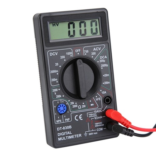 DT-830B Multifunctional Portable LCD Digital Multimeter Amp Volt Ohm Tester - Bild 7 von 12