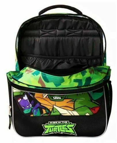 Ninja Power Teenage Mutant Ninja Turtles 18 in Backpack Kids School Book Bag NEW - Image 3 of 4