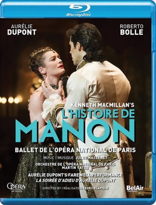 L'histoire De Manon: Opera De Paris (Blu-ray) Roberto Bolle (UK IMPORT)