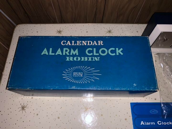 Seiko Robin Alarm Clock with Calendar | eBay