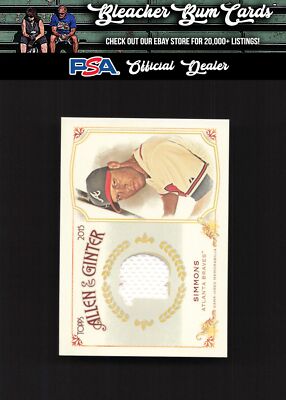 2015 Topps Allen & Ginter FSRB-AS Andrelton Simmons Full Size Relic