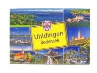 Uhldingen Magnet Bodensee Ortsschild Gelb Foto Souvenir Germany