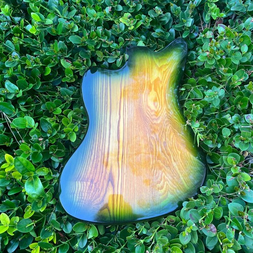 Jazzmaster Electric Guitar Body All Cavity Routed Finish Greenburst Project - Picture 2 of 3