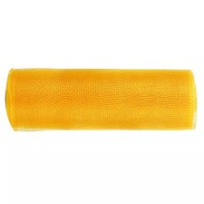 10 inch x 30 feet Plastic Mesh Ribbon - Yellow Gold