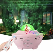 LED Galaxy Starry Projector SKY Night Light Lamp With Bluetooth Speaker Remote