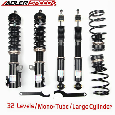  32 Clicks Adjustable Damper Coilovers Suspension Kit For 2012-19 Toyota Prius C