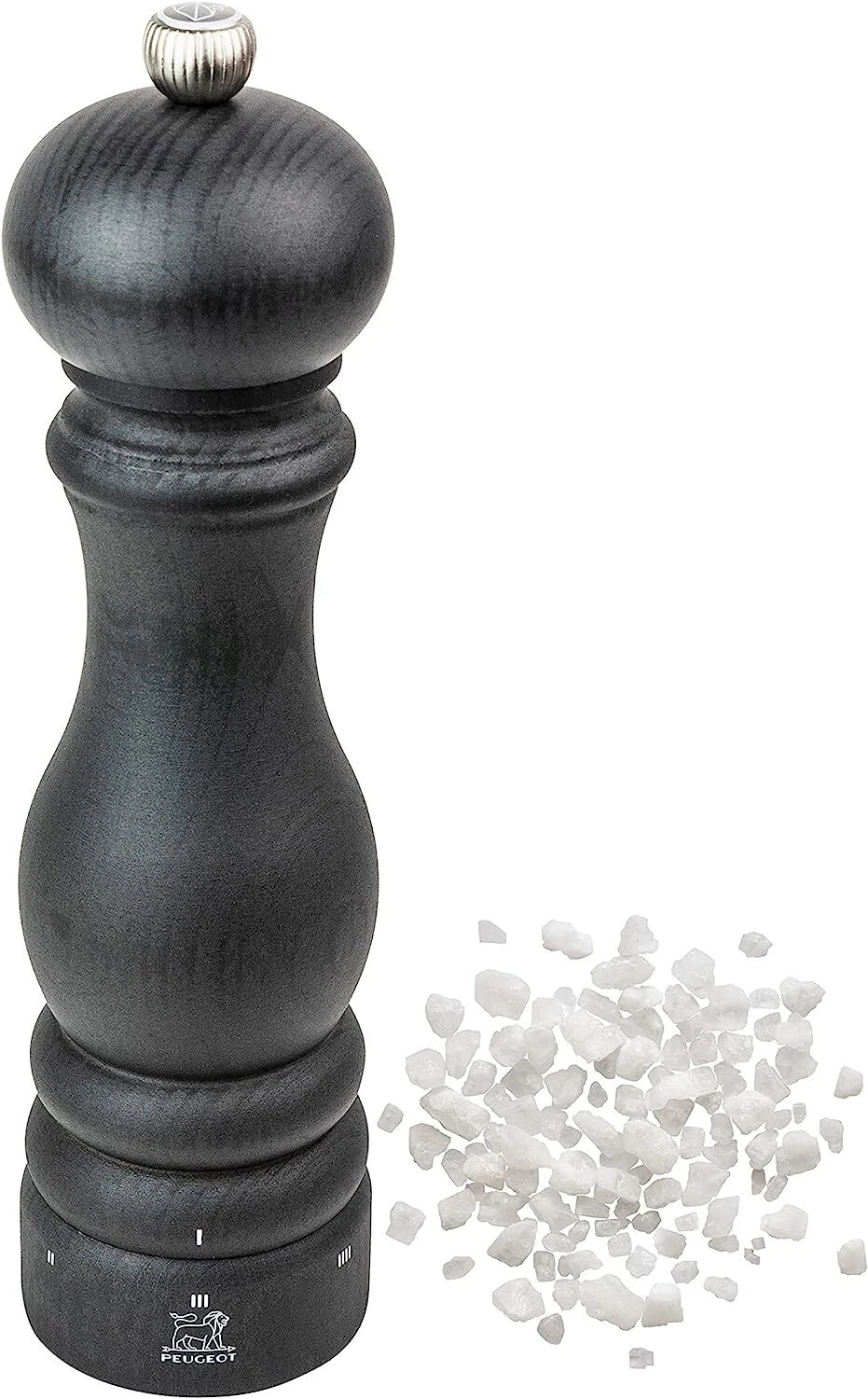 - Paris u’Select Manual Salt Mill - Adjustable Grinder - Beechwood Graphite F...