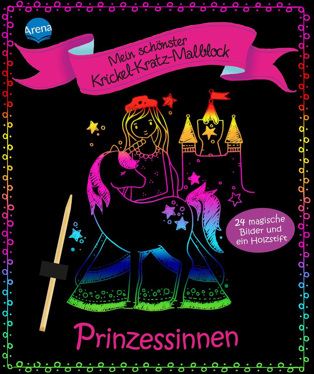 Thumbnail - Mein Schönster Krickel-kratz-malblock. Prinzessinnen Nicola Dehmer