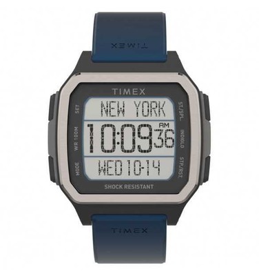 Herrenuhr TIMEX COMMAND URBAN TW5M28800 Digital Silikon Blau 