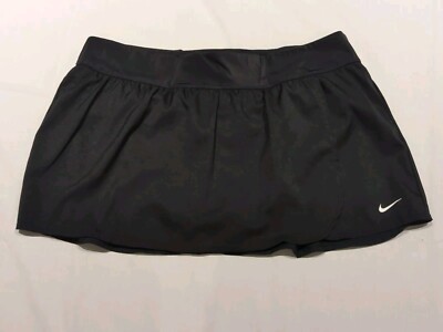 Nike Woman Plus Sz 1 Element Swim Board Skort Black 
