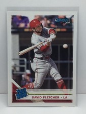 2019 Donruss Baseball Base Rated Rookies #36 David Fletcher - Los Angeles Angels
