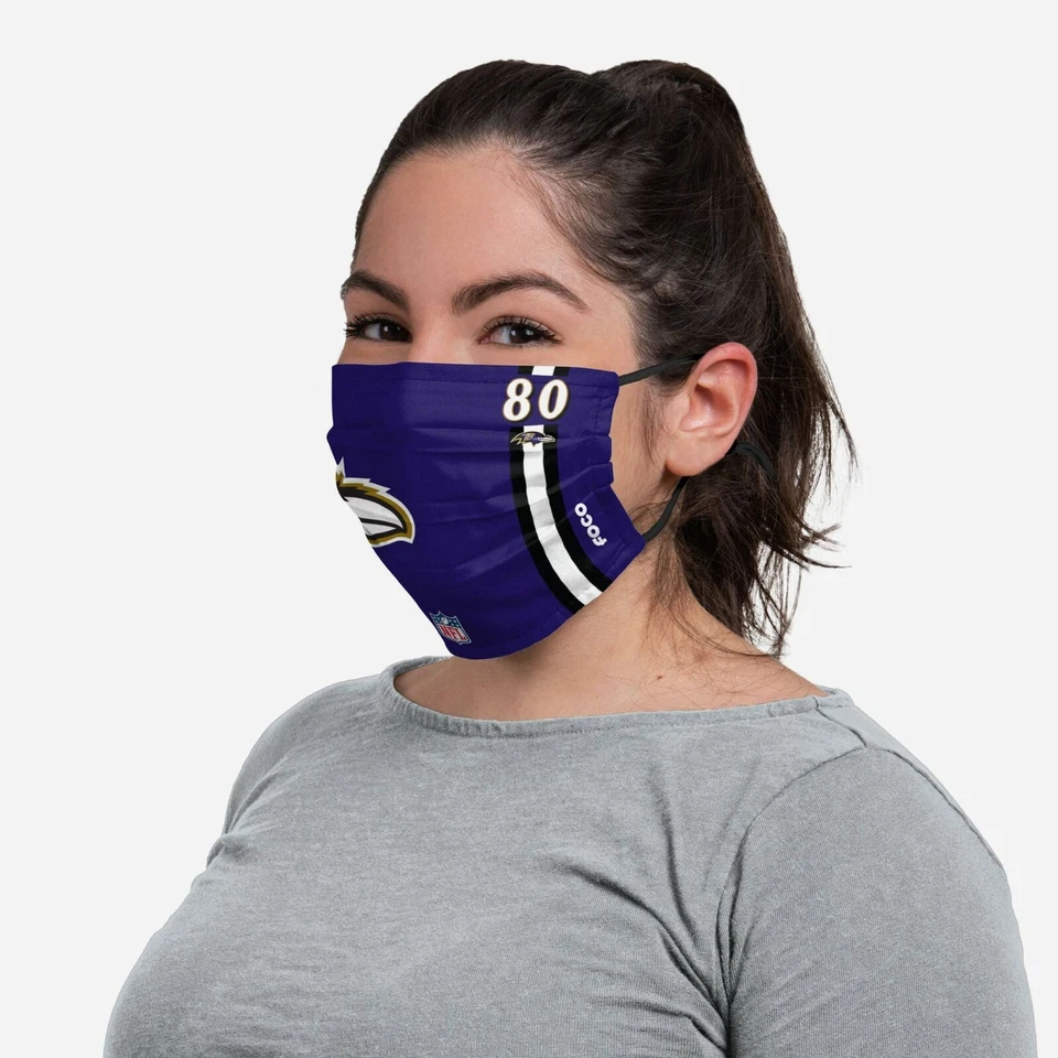Mascarilla Baltimore Ravens - Mascarilla facial para adultos Foto 3 de 4
