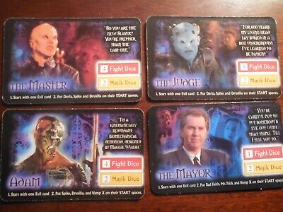 Buffy The Vampire Slayer 4 in 1 Board Game Milton Bradley ...