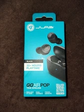 JLab - GO Air POP True Wireless In-Ear Headphones - Black