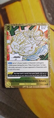 One Piece Card Game Two-Hundert Millionen Volt Amaru OP05-115 R Englisch