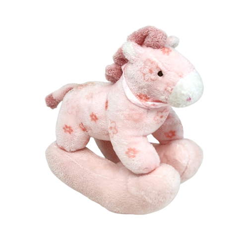 TY PLUFFIES 2005 PRETTY PONY PINK ROCKING HORSE STUFFED ANIMAL PLUSH TOY  SOFT